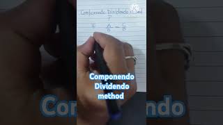 Componendo Dividendo method useful method and tricks in mathematics [upl. by Llevert535]