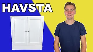 Step By Step  HAVSTA Cabinet With Base IKEA Tutorial [upl. by Oileduab]