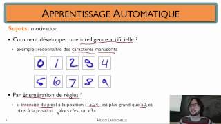 Apprentissage automatique 11  Concepts fondamentaux  motivation [upl. by Ynohtnanhoj842]