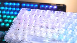 Machenike K500F Keyboard  Designed as a Totally SeeThrough Gasket Mounted Keyboard [upl. by Rento68]