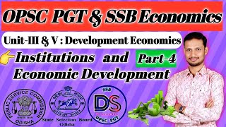 Development Economics  Class4  Institutions amp Economic Development for the SSB Economics Exam [upl. by Shaddock]