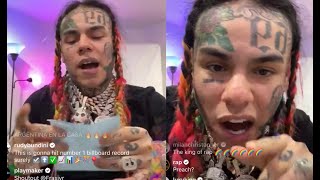 6ix9ine Exposes The Entire Rap Industry JayZ Future Meek Mill Reads Informant List [upl. by Ettena619]