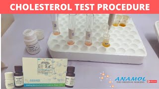 CHOLESTEROL Test Procedure  CHOLESTEROL Reagent  Procedure for performing CHOLESTEROL Reagent Test [upl. by Atilrep]