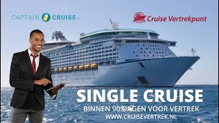 video Single Cruise vakantie AIDA MSC Costa Royal Caribbean Cruise Vertrekpunt Captains Cruise [upl. by Nana]