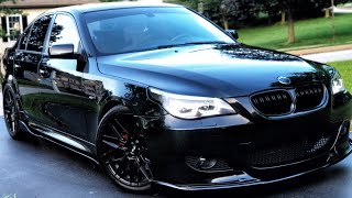 BMW E60 545i BRUTAL V8 Straight Pipe Sound [upl. by Tranquada108]