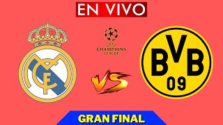 REAL MADRID VS BORUSSIA DORTMUND EN VIVO  FINAL EUFA CHAMPIONS LEAGUE 2024  HORARIO Y DONDE VER [upl. by Ekusoyr]