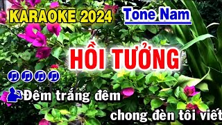 Karaoke hồi tưởng Tone Nam nhạc sống  Karaoke Âm Điệu Quê Hương [upl. by Amri]