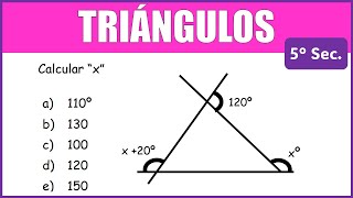 TRIÁNGULOS  Ejercicio Solucionado 2 geometry [upl. by Faun]