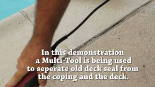 How to Clean Out Old Deck Seal [upl. by Lexine]