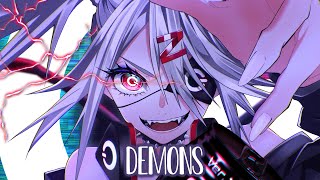 Nightcore  NIVIRO  Demons Lyrics [upl. by Ellednek]