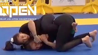 Jessamine Khan VS Priscilla Eckhardt  Austin NoGi Open 2020 [upl. by Collum]