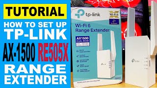 TPLink Range Extender Tutorial How to Setup the TPLink Re505X [upl. by Elrak541]