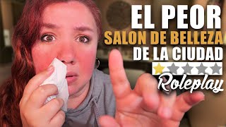 ASMR Facial en el PEOR Salon de Belleza de la CIUDAD Roleplay  Murmullo Latino [upl. by Entroc150]