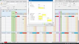 Excel Schichtplan erstellen Teil8 bedingte Formatierung [upl. by Adran]