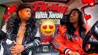 FLIRTING WITH TERON PRANK HILARIOUS [upl. by Prevot]