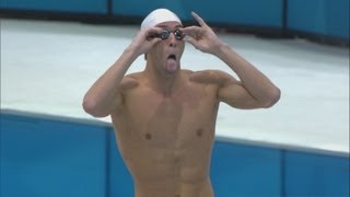 Jung Lochte Cseh amp Hagino Win 200m Individual Medley Heats  London 2012 Olympics [upl. by Akirej]