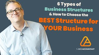 SIX Business Types and How To Choose the Right Entity Type For You [upl. by Olmsted]