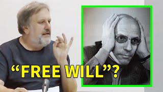 Slavoj Zizek — Michel Foucault amp Free Will [upl. by Htir]