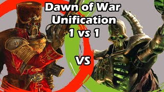 Dawn of War Unification 1 vs 1 Vostroyan Firstborn Vrax vs Necrons Yazoo55 [upl. by Maddi]