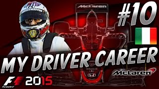 F1 2015 MyDriver CAREER PART 10 ITALIAN GRAND PRIX [upl. by Mickie]