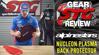 Alpinestars Nucleon Plasma Back Protector Insert Review from SportbikeTrackGearcom [upl. by Ahola]