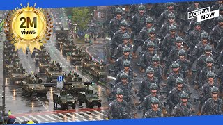 Video S Korea holds military parade in downtown Seoul for 1st time in decade [upl. by Sidnac620]