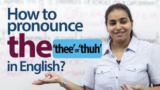 How to Pronounce quotthequot in English  English Pronunciation amp Grammar lesson [upl. by Llejk]