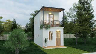 Two Storey House  Tiny Home  3X6 Meters [upl. by Nrol453]