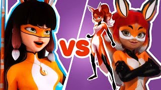 Miraculous Ladybug Volpina VS Rena Rouge [upl. by Eidoow958]