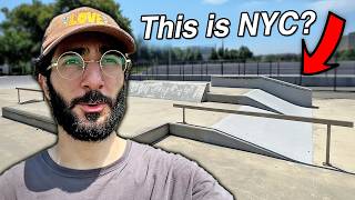 Is this UNKNOWN Skatepark the BEST in NYC [upl. by Legir]