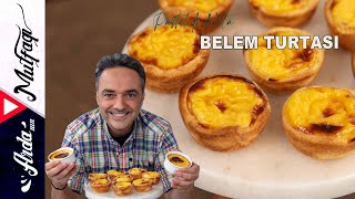 Belem Turtası  Pastel De Nata  Arda’nın Mutfağı [upl. by Anailuy]