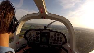 Baltic Aviation Academy flight in Tecnam 2002JF [upl. by Poucher]