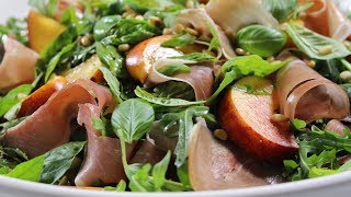 Fresh Peach amp Prosciutto Salad Recipe  Woolworths [upl. by Blackmun185]