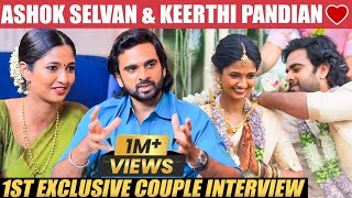 Ashok Selvan amp Keerthi Pandian❤️  10 Years of Togetherness  1st Exclusive Couple Interview [upl. by Cummings]