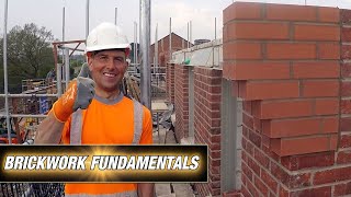 BRICKLAYING  How to Build a Corbel  NEW  APRIL 2021 HD 1080P [upl. by Ocirred]