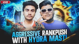 🔴1 CONQUEROR RANK PUSH WITH MASTIZONEGAMING ❤️🔥 BGMI LIVE  hailhydra bgmilive [upl. by Noid]