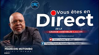 SEMAINE SPECIALE DE LA DELIVRANCE AVEC LE PASTEUR FRANÇOIS MUTOMBO VH  LUNDI 29 JUILLET 2024 [upl. by Nyrac]