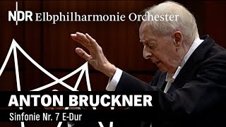 Anton Bruckner Sinfonie Nr 7 mit Günter Wand 1999  NDR Elbphilharmonie Orchester [upl. by Enirol]