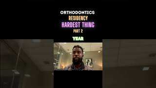 The biggest challenge in orthodontic residency What you need to know shorts orthodontics [upl. by Orgel]