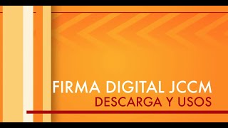 Firma Digital Docente de JCCM Configuración y uso [upl. by Mcfarland]