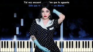 Mon Laferte  Chilango Blues  Piano Cover  Karaoke Instrumental [upl. by Coltun]