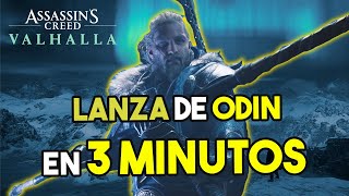 CONSIGUE la LANZA DE ODIN en 3 MINUTOS  AC VALHALLA  Odins Spear  Gungnir [upl. by Eloken816]