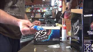 XS power AGM battery installed in 94 Power stroke [upl. by Einnig293]