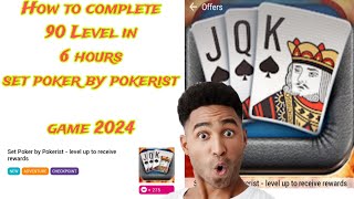 How to complete Easily 90 Level set poker by pokerist game 2024 [upl. by Wernher]