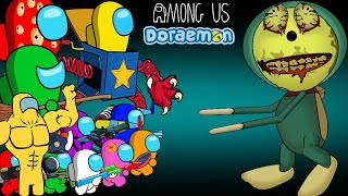 어몽어스 VS DORAEMON Animation  AMONG US ZOMBIE ANIMATION [upl. by Melar]