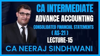 LEC 15AS 21 Consolidated Financial Statement CA INTER NEW SYLLABUS  VID  91CA NEERAJ SNIDHWANI [upl. by Ludba366]