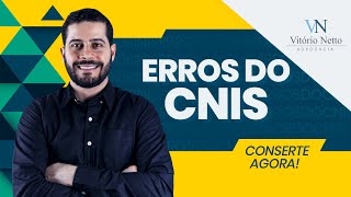 Erros do CNIS  Como corrigir [upl. by Dorion]