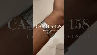 Casio A158wa1 casiovintage casio a158 watch casiowatch foryou [upl. by Wun259]