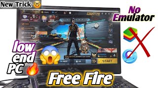 PLAY Free Fire on LOW END PC No Lag No Emulator [upl. by Dunning830]