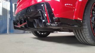 2016 Honda Civic Type R FK2 Scorpion exhaust non resonated [upl. by Barlow116]